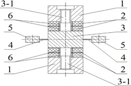 分区激励式三自由度超声电机振子