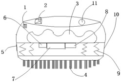 一种采用超声波进行上下震动的电动板刷