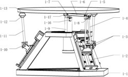 一种过约束自平衡三自由度并联平台
