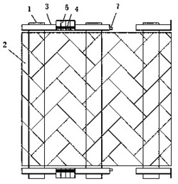 一种可适应不同规格纸张的烘干支撑网