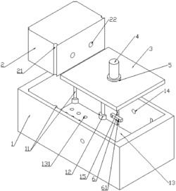 支撑阻水电源接线盒结构