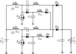 一种具有自平衡能力、宽占空比控制交错高增益DC/DC变换器