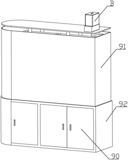 一种底部过滤式落地鱼缸