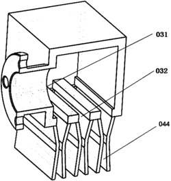一种提供高速、均匀钢轨风冷淬火风源的装置