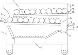一种管道工程用钢管运输布设装置