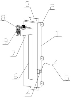 一种可升降视频素材采集设备的安装机架