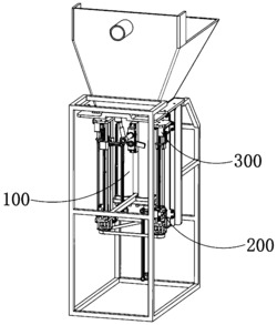 一种交替式小型混凝土泵