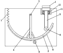 一种关卡出入口区域自发电道路结构