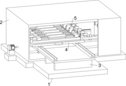 一种专用于餐饮业火腿切花的装置