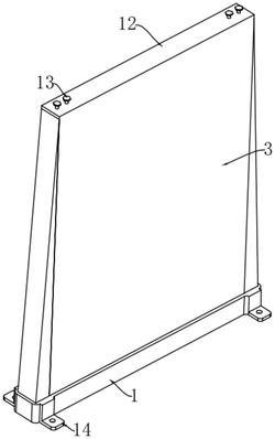 一种可拆卸循环使用的树脂隔墙板