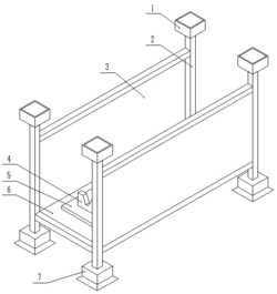 一种基于AGV小车的汽车玻璃搬运工装