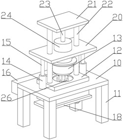 一种高成品率轮毂液态模锻设备