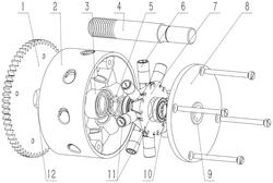 一种直径及深度可调的型孔式水稻排种器播种轮