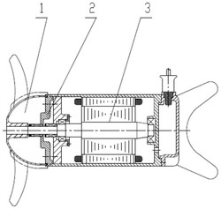 一种改善流场分布的潜水搅拌机