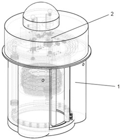 一种共振沉箱式波浪能发电装置